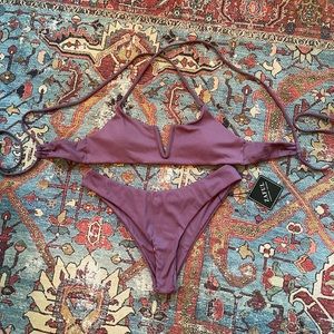 PURPLE STRAPPY BIKINI